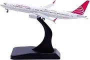 Pre-Built Model Aircraft 9CM for Copa Airlines B737 MAX9 HP-9926CMP Miniature Aircraft 1:200 Scale Metal Airplane Model with Base Miniature Airplane Model
