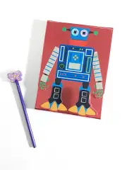 A5 Notebook Writing Robot Ruled Lined Paper Hard Cover High Cute GIFT20 IN NB20