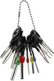 ETHZZLE 18pcs Needle Removal Tool Pin Removal Tool Electrical Terminals Removal Tool Electrical Connector Removal Puller Automotive Electrical Terminal Connector Removal