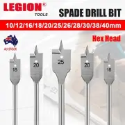 Flat Wood Boring Spade Drill Bit 10 12 16 18 20 25 26 28 30 38 40mm Bits