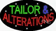 NEW "TAILOR & ALTERATIONS" 27x15 SOLID/ANIMATED LED SIGN w/CUSTOM OPTIONS 24305