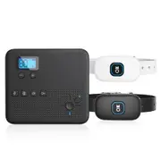 Wireless Pet Fence Dog Electric Containment Training Collar Remote Boundary 2 Dogs 2in1 Adjustable Radius No Harm Dual Safety System