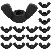 30Pcs M6 Wing Nuts Nylon Butterfly Nut Hand Twist Fasteners Hardware Parts