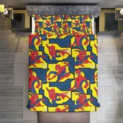 v3331 Bed Sheets Bedding Amazing Spider-Man 3 Pieces Duvet Cover Set Full Size Super Soft Fade Resistant Microfiber 1 Cover with Zipper and 2 Pillowc