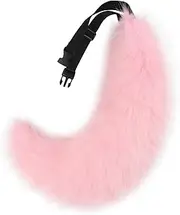 SMILETERNITY Fluffy Faux Fur Wolf Fox Tail Halloween Party Cosplay Costume