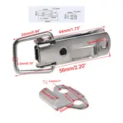 4 Pcs Hardware Cabinet Boxes Spring Loaded for Catch Toggle Hasp