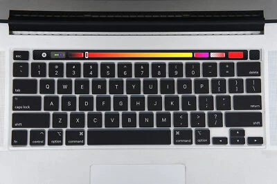 Ultra Thin Silicone Keyboard Cover Skin Protector for MacBook Pro 13 inch 2019