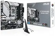 ASUS Prime B760M-A WiFi Intel LGA 1700 mATX Motherboard 128GB,4xDDR5,1xPCIe 4.0 x16, 2xM.2,4 xSATA,2xHDMI,1xDP,Wi-Fi 6,2.5Gb Ethernet
