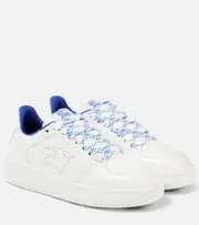 [Burberry] Burberry New Box leather sneakers AU 9.5 white