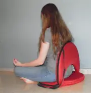 Chair fold Yoga Meditation Vipassana Floor Bleacher Lower back zaisu tatami