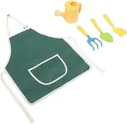 SEWOART 1 Set Gardening Tool Mini Rake Shovel Watering Can Apron for Outdoor Planting Safe Durable for Little Hands Gardening Supplies for Boys