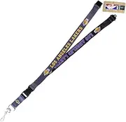[pro specialties group] NBA Los Angeles Lakers Unisex Los Angeles Lakers Lanyard Reverse Pop C, Black