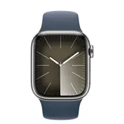 Apple Watch Series 9 (Cellular) 41mm Silver S Steel Blue Band - Excellent