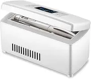 Portable Mini Drug Refrigerator, Fridge Case Insulin, USB Rechargeable LCD Display 2-8°C Intelligent Temperature Control for Family Travel Camping
