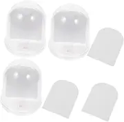 INOOMP 3 Set DIY Snow Globe Kits Create Unique Photo Frame Ornaments for Arts Crafts Easy to Use with Durable Materials for Year Party Favors Rewards