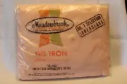 Vtg NOS Meadowbrook Luxury Percale Pink Full Fitted Sheet NRFP