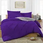 AU Sizes 1000 OR 1200 Thread Count Purple Solid Select Duvet Cover