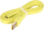 Cord Replacement for UE Boom, 3.9ft USB Charging Cable for Megaboom, for Mega Boom, for UE Wonderboom, 1.2m USB Charging Cord (Fluorescent Yellow)