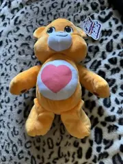 Care Bears Unlock The Magic 9inch Bean Plush Toy - TenderHeart Bear New