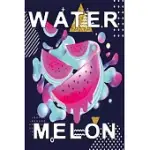 WATERMELON: NOTEBOOK WITH FRUITY DESIGN AND JOURNAL WITH 120 LINED PAGES 6X9 INCHES