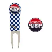 NEW CMC Design Barstool "SAFTB" Divot Tool & Ball Marker Set