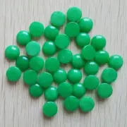 Natural Malaysian Jade Stone 100pcs 12mm Round CAB CABOCHON DIY Making Jewelry