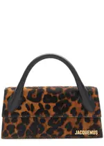 Jacquemus Le Chiquito Long Calf Hair top Handle bag - Leopard ONE SIZE