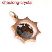 74.75Ct Pallasite Meteorite Pendant Brenham Meteorite Necklace --230