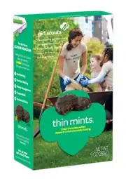 2025 Girl Scout Cookies Thin Mint (4 boxes) Cookies