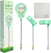 Soil Moisture Meter for Plants, 4-In-1 Soil Ph Tester for Light/Fertility/Moi...