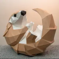在飛比找蝦皮商城優惠-問創設計 DIY手作3D紙模型 禮物 擺飾 台灣瀕臨絕種保育