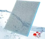 WALWAL 8-Layer Aquarium Filter Sponge Pad, Aquarium Filtration System, Sponge Filter for Freshwater & Saltwater Tanks(12"X10", 1Pcs)