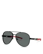 Ferrari Pilot Sunglasses, 60mm