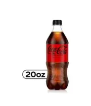 (3) COKE Coca Cola Zero Sugar Soda Pop 20 Oz Bottles Coca-Cola