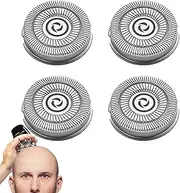 Shaver Replacement Blades compatible Skull Shaver for Pitbull Gold PRO/Pitbull Platinum Pro Shaver Heads (4 pcs)