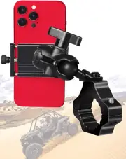 UTV Phone Holder SXS Phone Holder Mount on 1.75"-2" Roll Cage Bar Fit