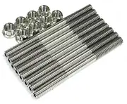 Arctic Cat 3020-184 Wildcat XX Turbo Cylinder Head Studs TITANIUM Stud Bolt Kit