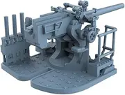 XJCG429203 1/429 Model Upgrades Parts ULF 5"/25 (12.7 cm) Caliber AA Gun for Battleship