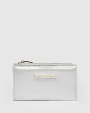 Selena Zip Silver Wallet