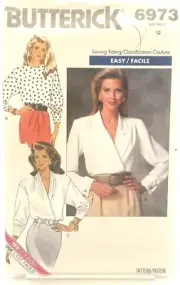 Butterick Pattern #6973 - Blouse - (Size S)