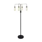 Sarantino Industrial 4-Lights Floor Lamp Living Sofa Accent Reading Standing