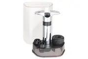 Epivac Vacuum Pump Wine & Champagne Saver Set, Chrome - 2 Wine Stoppers & 1 Champagne Stopper