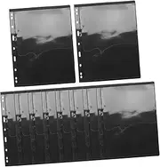Cabilock 10pcs Album Pages for Stamp Collecting Sheets Inserts Storage Sheets Postage Pages