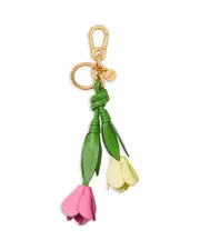kate spade new york Leather Tulip Key Fob