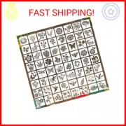 64 Pieces Stencils for Painting, Small Reusable Flower Plant Stencil, Art Craft