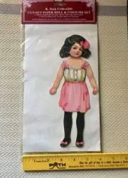 Raphael Tuck Collectible cut-out Paper Doll and Costume Set 1988 Vintage New