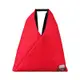 MM6 Maison Margiela x Eastpak聯名款縫線設計標籤LOGO三角設計尼龍肩背托特包(紅)
