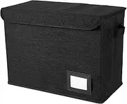 Comic Book Storage Box,Comic Book Bin,Comic Book Storage Box,Comic Storage Bin,Foldable Comic Storage Box,Portable Comic Book Storage Box for Home Office (Black)