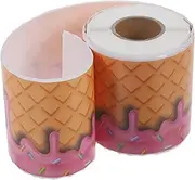 DOITOOL Ice Cream Border Sticker Roll Blackboard Decorative Borders Classroom Bulletin Board Decorations