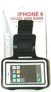 Weider iPhone 6 Black Sport Arm Band #1358